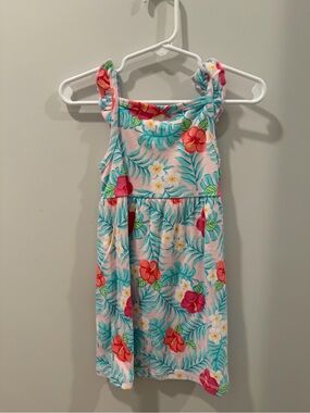 NWOT 18 Months Girl Blue/Pink Floral Sundress